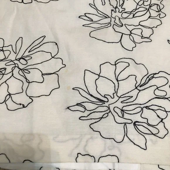 rafael sport floral lined skirt lined blend size large L Zip - Picture 4 of 10